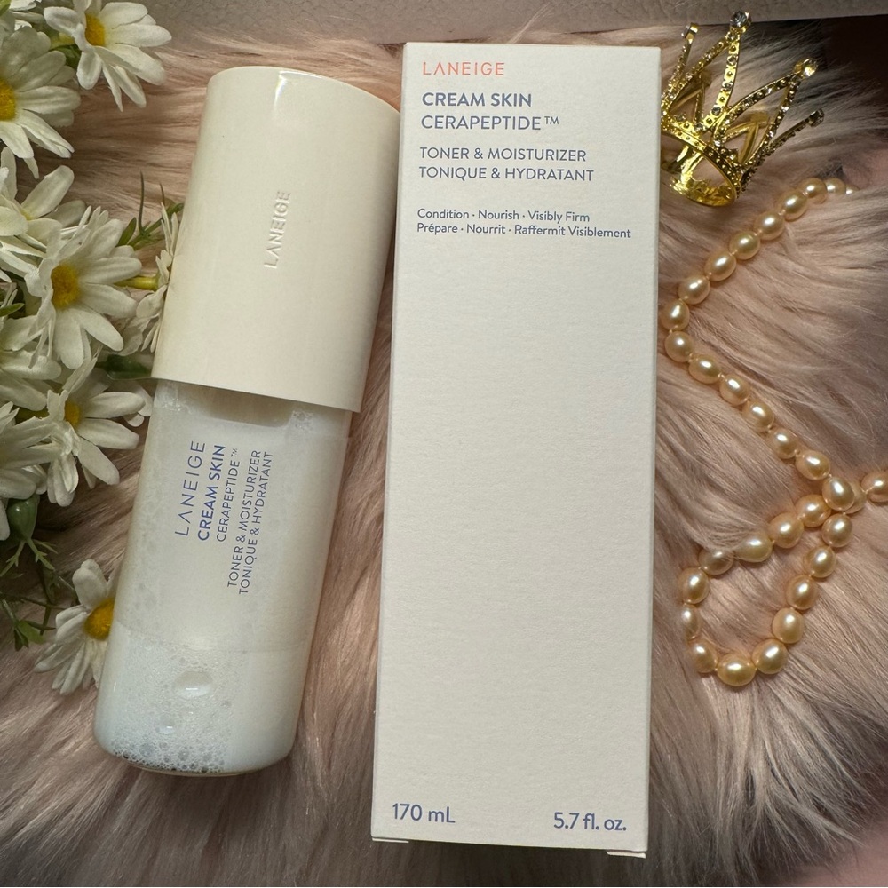 BNIB LANEIGE CREAM SKIN CERAPEPTIDE TM
TONER & MOISTURIZER TONIQUE & HYDRATANT